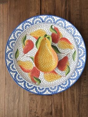 Clay Art Decorative Ceramic Serving Bowl